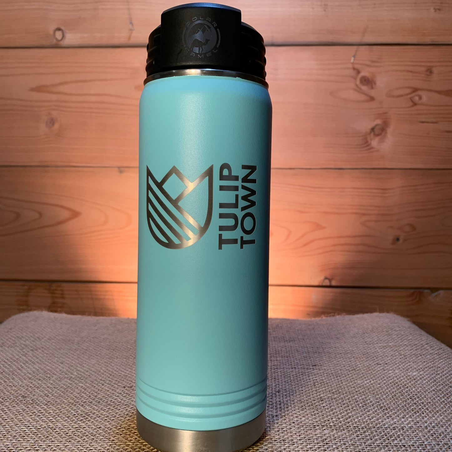 20 oz Tulip Town Water Bottle