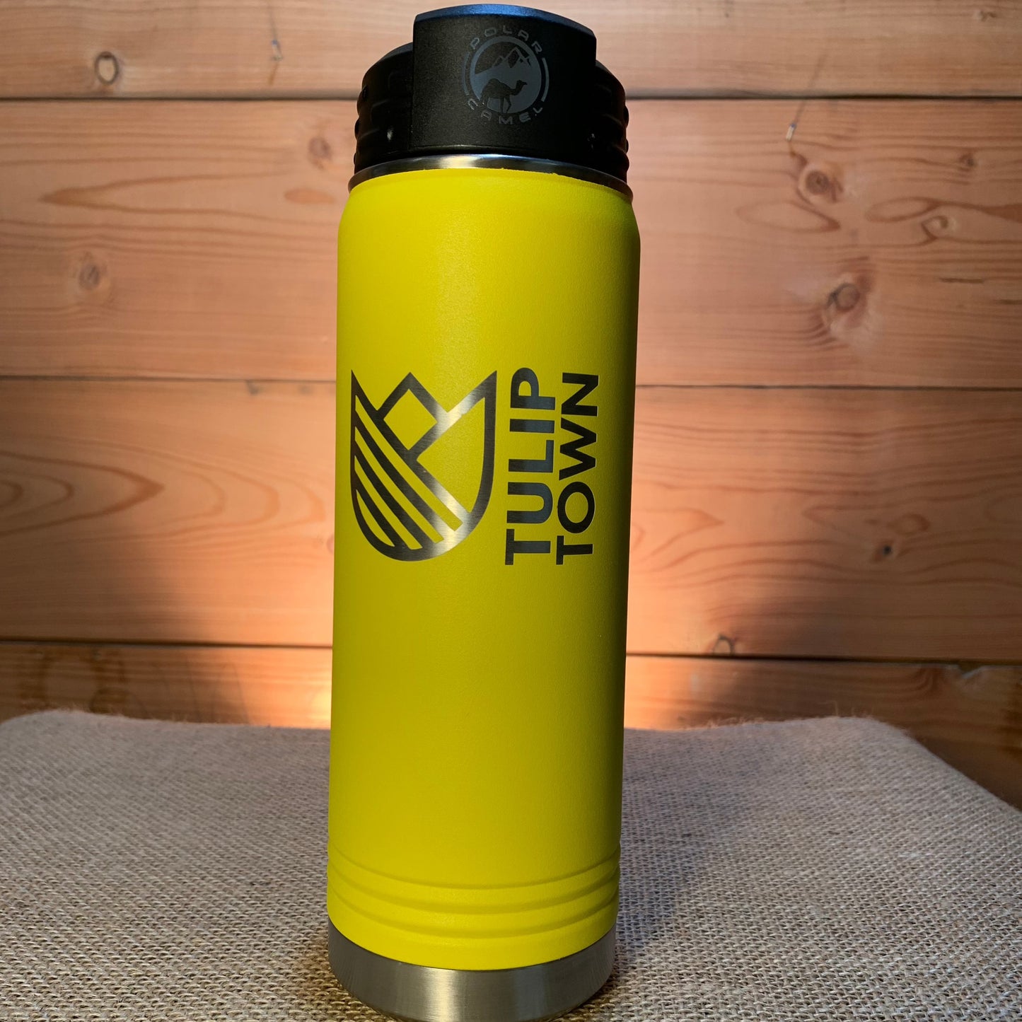 20 oz Tulip Town Water Bottle