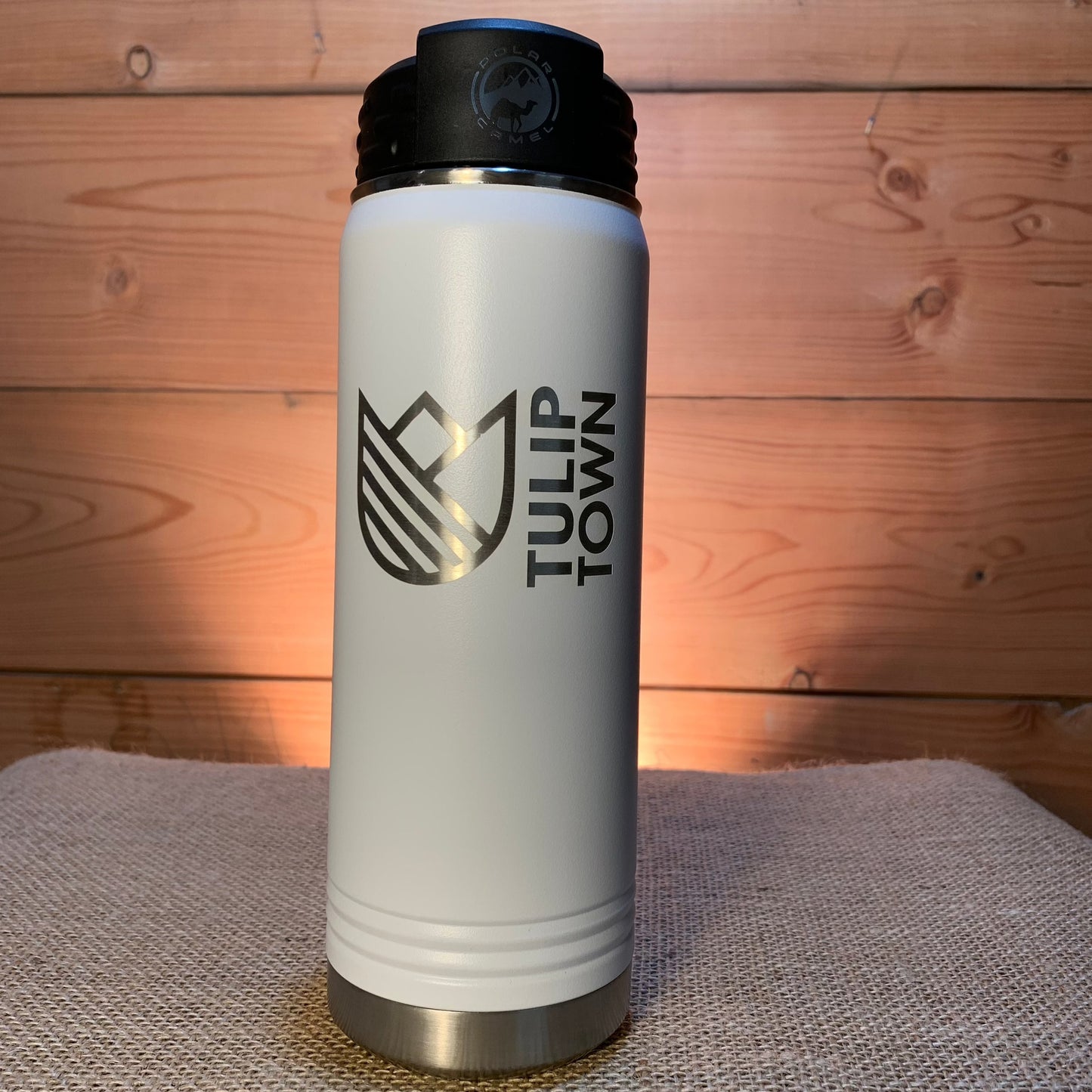 20 oz Tulip Town Water Bottle