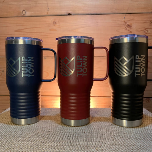 20 oz Travel Mug w/ Handle